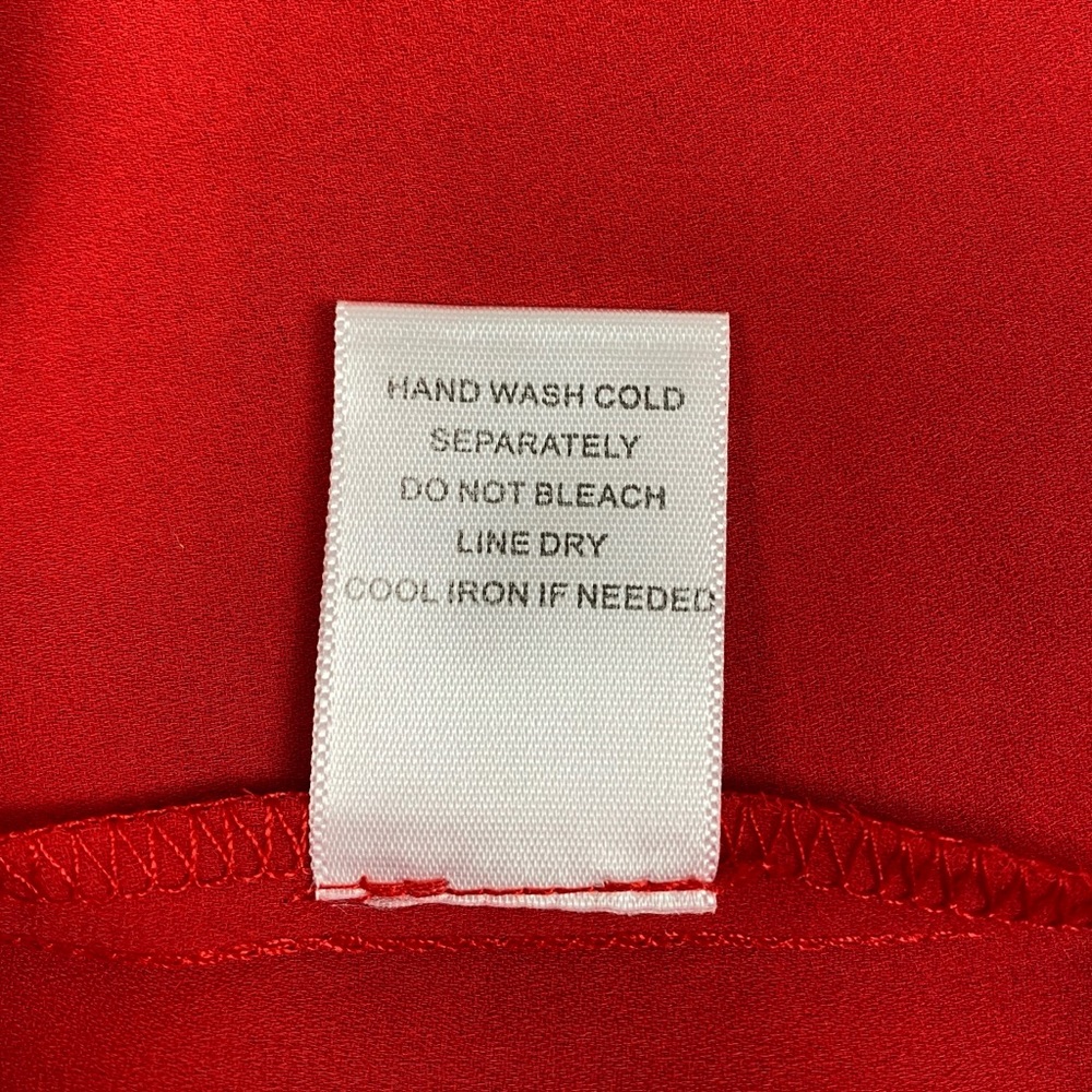NWOT Bellatrix Sleeveless V Neck Blouse Cherry Red Size Medium - Picture 7 of 12